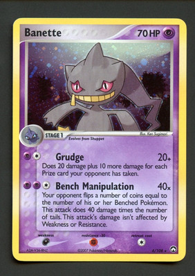 Banette 4/108 EX Power Keepers Lightly Played Holo Rare Pokemon Card