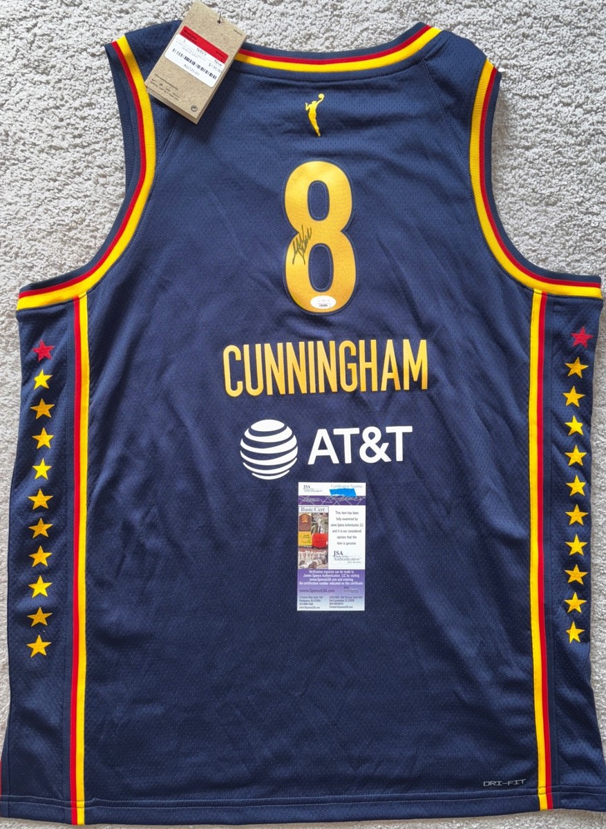 SOPHIE CUNNINGHAM SIGNED INDIANA FEVER SWINGMAN NIKE JERSEY WNBA
