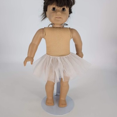 American Girl White Layered Tulle Ballerina Tutu Skirt For 18'' Dolls - VGUC