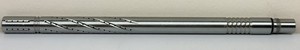 Custom 16” Paintball Barrel Silver Tone Paint Marker Accessory Porting READ USED