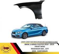 BMW 2 SERIES F22 F23 2014 - 2019 FRONT WING PRIMED LEFT PASSENGER SIDE