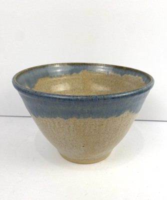 Vintage Handmade Studio Pottery Mixing Bowl Glazed & Signed