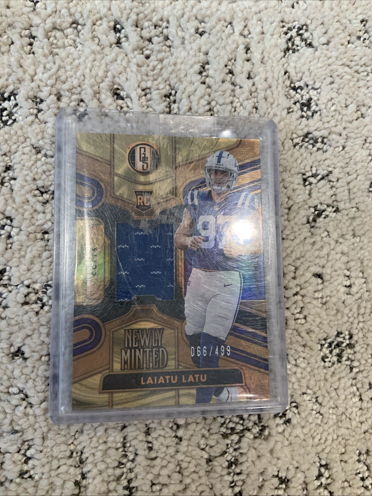 Laiatu Latu Panini Gold Standard Newly Minted Memorabilia #NMMLLU Base