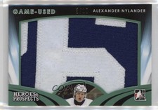 2015-16 Leaf ITG Heroes & Prospects Emerald 3/10 Alexander Nylander Patch 6be