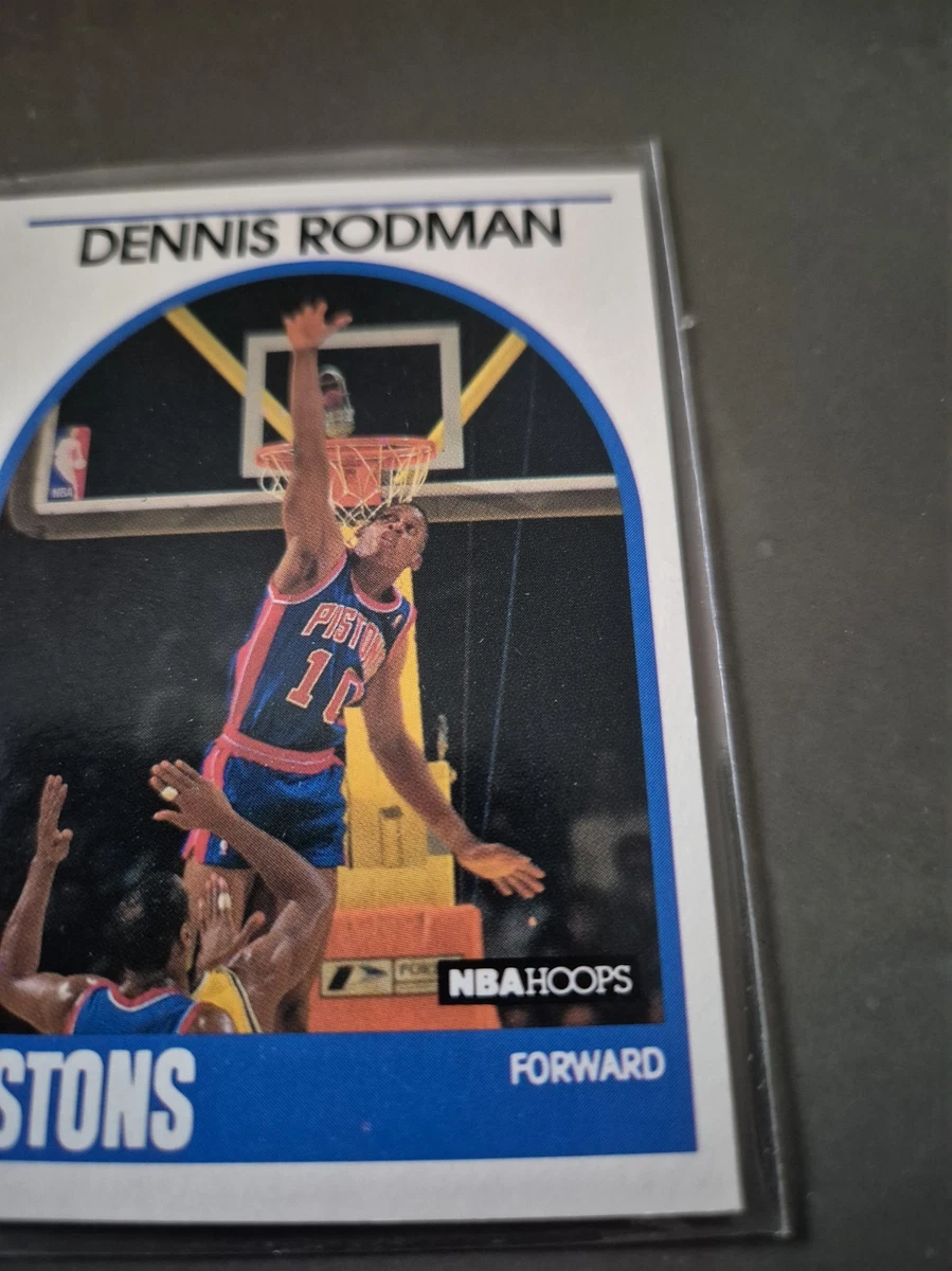 DENNIS RODMAN NBA CARD HOOPS 1989-90 # 211 PISTONS SPURS BULLS