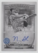 2020 Topps Gypsy Queen Black & White 40/50 Nick Senzel #GQA-NS Auto 08jk