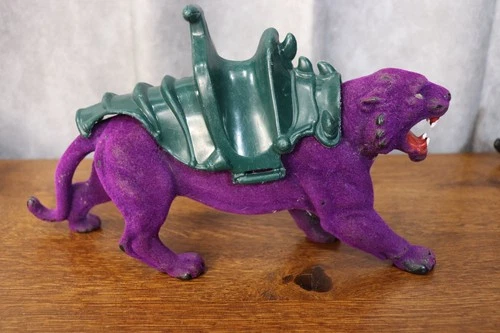 Vintage He-Man MOTU PANTHOR Evil Savage Cat Masters Of The Universe W/Saddle