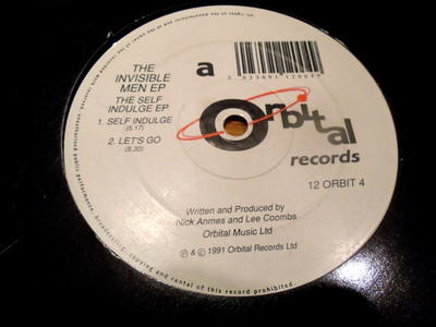 Invisible Men    The Self Indulge EP       1991    OLD SKOOL RAVE!!