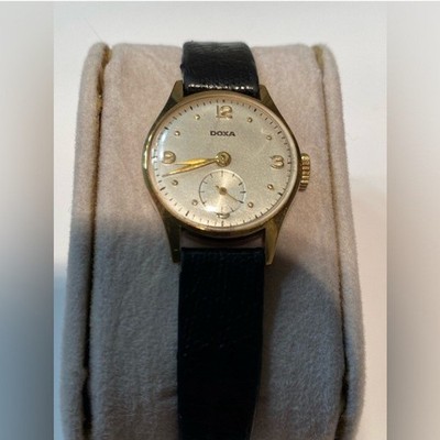 Vintage 14K Solid Gold Doxa Ladies Watch Manual Wind Swiss Made | eBay