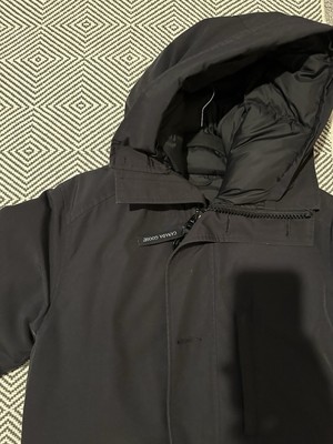 Canada Goose Arctic Program Hooded Down Parka Coat Black Zip Men