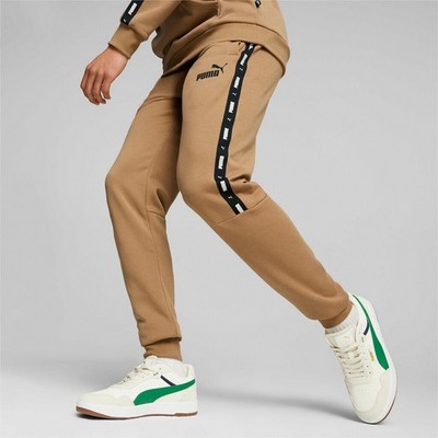 Puma ESS+ Essentials Plus Downtown Toasted Brown Jogger Pants Size 2XL 849042-85