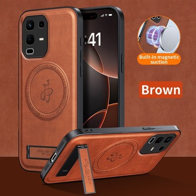 For For Infinix Note 50s, Luxury Phone Case Magnetic KickStand Leather Cover