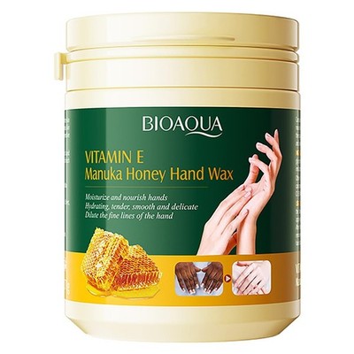 BIOAQUA Manuka Honey Hand Wax Mask Vitamin E Moisturizing Hands Skin 170g