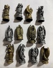 2000 Mystical Creations Dragon Castle Chess Set WAR OF DRAGON REALMS Glass Board — photo 5