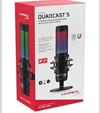 HyperX QuadCast 2 S Wired Multi-Pattern USB Electret Condenser Microphone