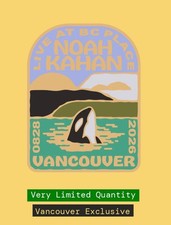 Noah Kahan Vancouver BC Place Patch Great Divide Tour whale 8/28/26