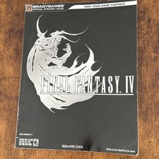 FINAL FANTASY IV Official Strategy Guide Bradygames Nintendo DS