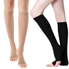 1 Pair Unisex Calf Compression Stockings Prevent Varicose Veins Shape Gradually