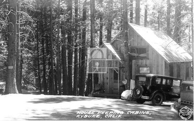 House Keeping Cabins Kyburz California CA - Reprint