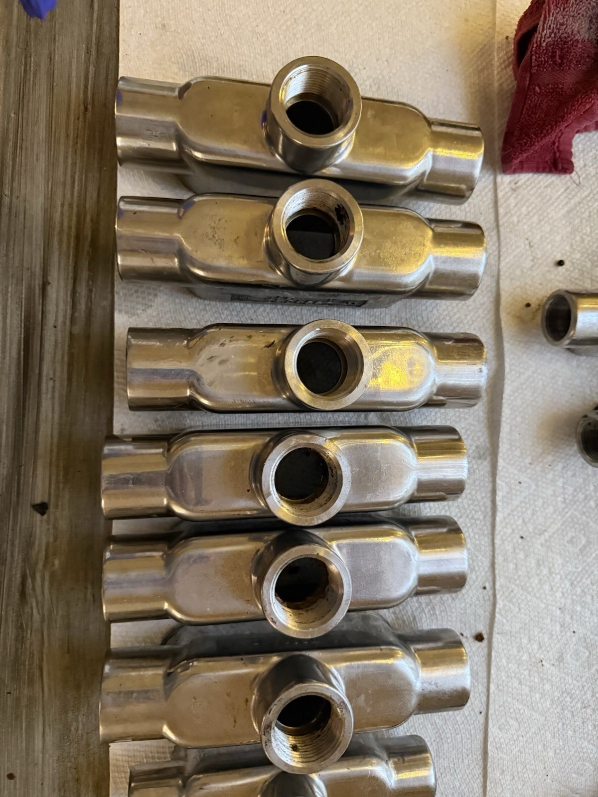 6-1” Inch Stainless Tb Fittings, 3-3/4” Stainless Tbs Thomas And Betts