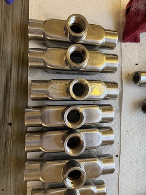 6-1  Inch Stainless Tb Fittings, 3-3/4  Stainless Tbs Thomas And Betts