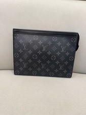 Louis Vuitton Black Monogram Canvas Toiletry Pouch Unisex