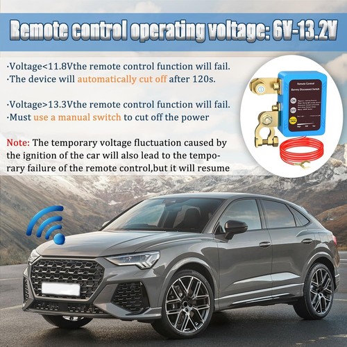 Versatile Remote Battery Disconnect Switch with Manual Control - 12V-240A - Foto 4 di 9