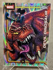 2026 Topps Chrome Marvel Comics Devil Dinosaur RayWave Refractor #110