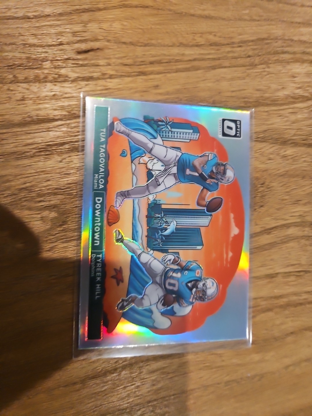 2024 Panini Donruss Optic - Downtown Duos Tyreek Hill, Tua Tagovailoa #7