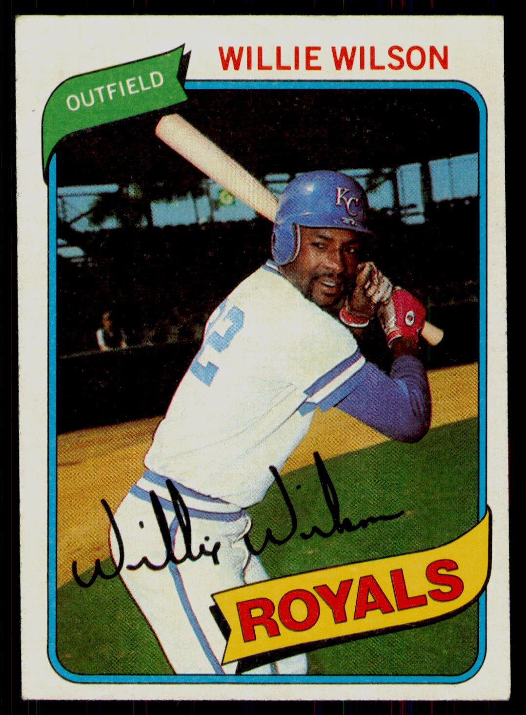 1980 Topps #157 Willie Wilson