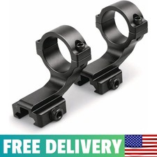 Offset Reversible 1 Inch Diameter Rifle Scope Rings 1" Scope Mount Offset Cantil
