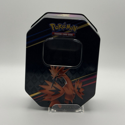 Pokémon TCG Zapdos Tin Box English 1 Box For Collectors Mimikyu Snorlax - Empty