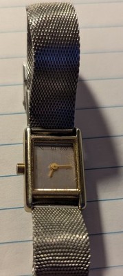 Vintage Two-toned Skagen Ladies' Dress Cocktail Mesh Band Watch Not tested 