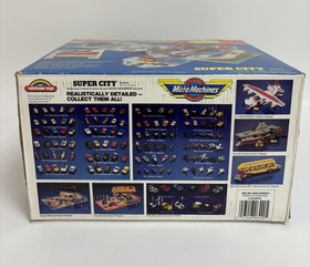 Galoob Micro Machines Super City Playset 6420 1989 INCOMPLETE BOXED