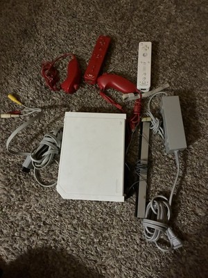 Nintendo Wii Console With Controllers