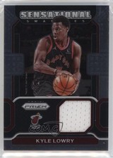 2021-22 Panini Prizm Sensational Swatches Kyle Lowry #SW-KLW 19fp