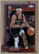 Jeremiah Fears 2025-26 Topps Chrome Rookie #257 (RC) New Orleans Pelicans