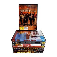 Western Movies x 8 DVD Gift Set Professionals OK Corral Nevada Smith Gunfight R4
