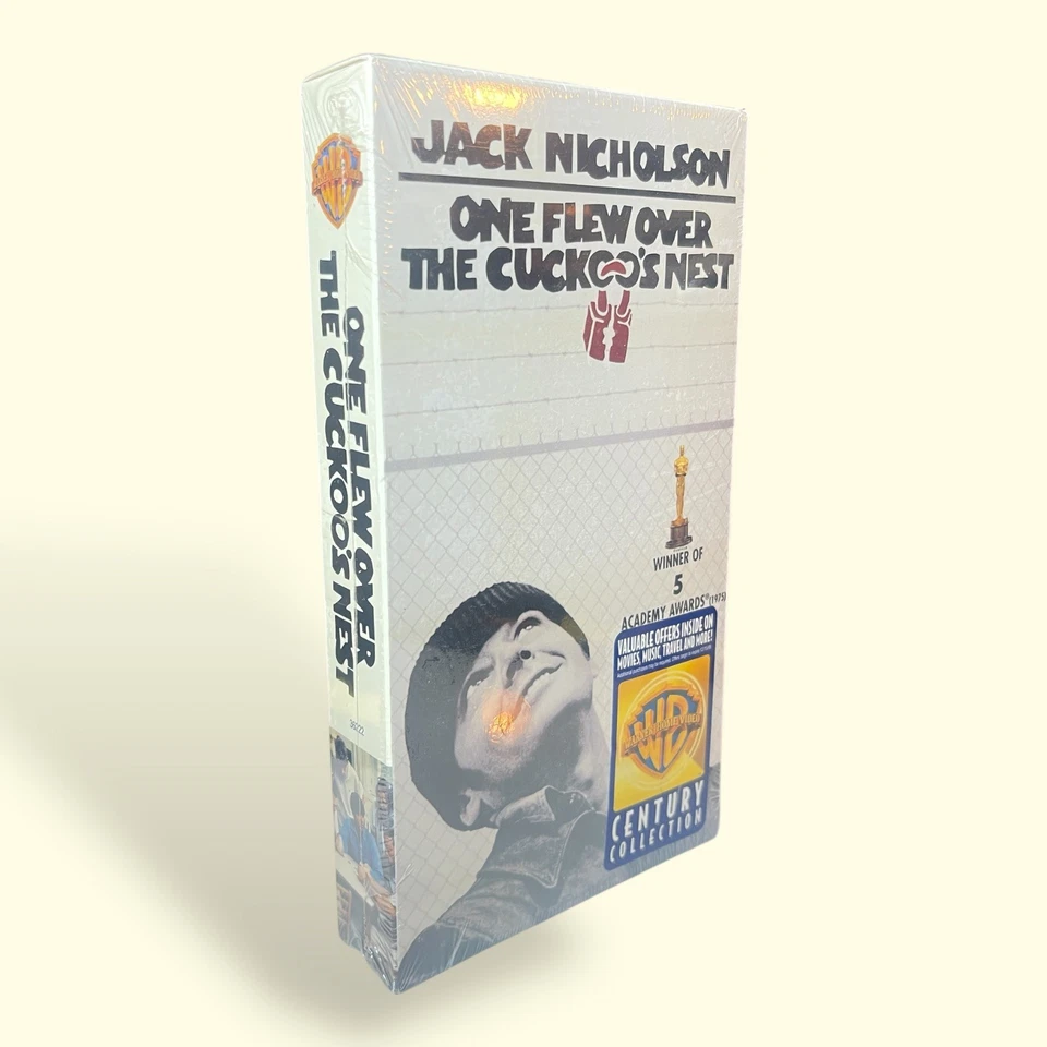 One Flew Over The Cuckoo's Nest (VHS, 1997) Jack Nicholson Brand New Sealed - Imagem 2 de 4