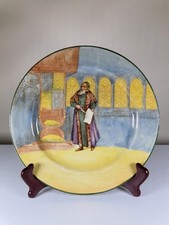 ROYAL DOULTON SHAKESPEARE SERIESWARE VINTAGE " SHYLOCK" PLATE.1929.