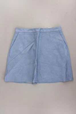 ✨ Zara Kunstlederrock Rock für Damen Gr. 42, L blau aus Polyurethan ✨ - Bild 1 von 4
