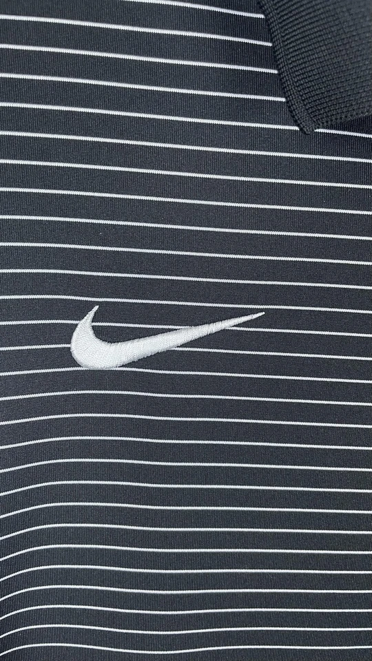 Camisa Iowa State Cyclones Para Hombres 2XL Rayas Negras NCAA Fútbol Nike Dri Fit Foto 3 de 4