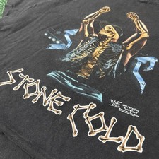 Rare Vintage 1998 Stone Cold Steve Austin WWE Wrestling shirt on In advance tag
