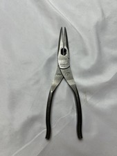 Snap On 196ACF - 8" Long Red  Soft Grip Needle Nose Pliers W/ Cutter Nice 