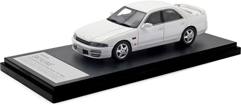 Hi Story 1/43 NISSAN SKYLINE 4DOOR SEDAN GTS25t Type M spec II 96 White HS477WH