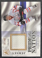 2014-15 ITG Draft Prospects Pride of Nation Jerseys Bronze Julius Honka V104638 