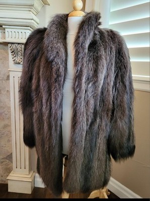 Bolon Furs Raccoon Coat L/XL