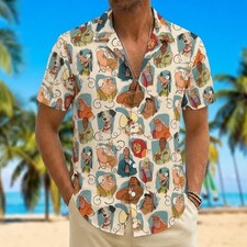 Cool Dads Club Cartoon Dads Best Dad Ever Father's Day Gift Hawaiian Shirt