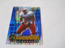 DAN ALEXANDER ROOKIE CARD TENNESSEE TITANS 2001 QUANTUM LEAF. rookie card picture