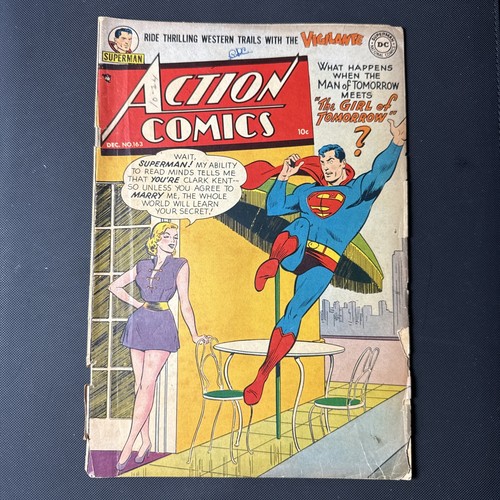 Action Comics 163 DC Comics Golden Age Superman 1951 GD 2.0